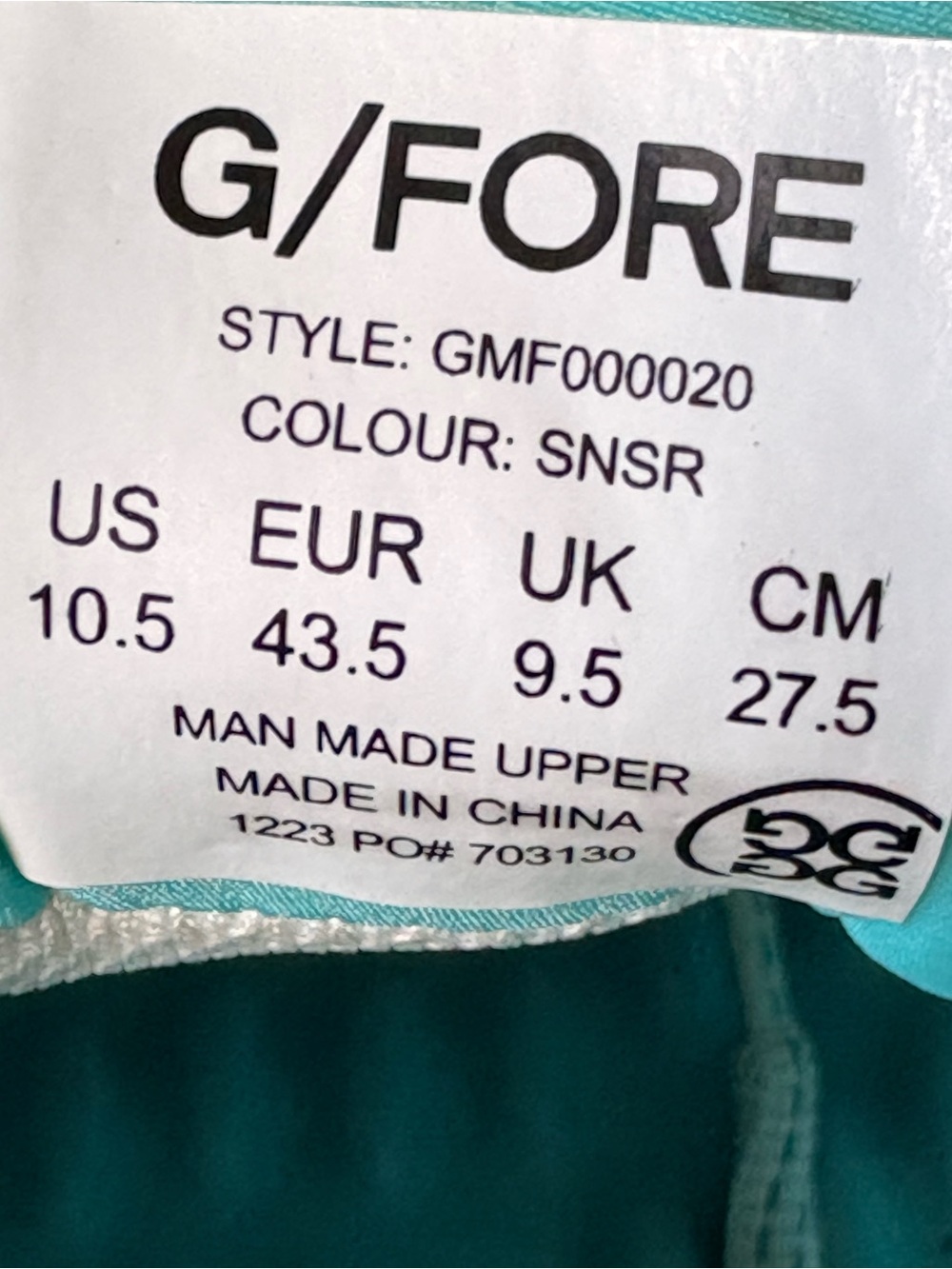 G Fore Golf Shoes 10.5 - Picture 8 of 9